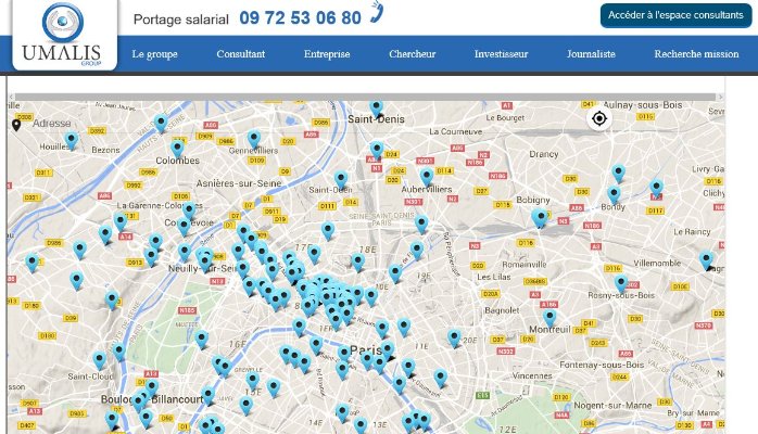 UMALIS lance le géolocaliseur d'emplois !